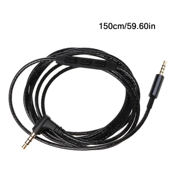 1,5 m Pletenica od 3,5 mm do 2,5 mm 3,5 mm AUX Kabel Kabel S Glasnoće Mikrofona