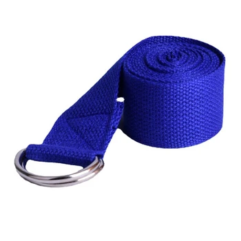 1 kom. Remen za joge, nalik na pamuk trening pomoćni elastičan pojas, elastični steznik za joge (plava)