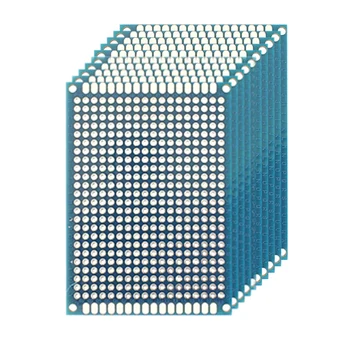 10ШТ 5x7 cm Plava Obostrani Ispis Naknada Za Započinjanje 50x70 mm Universal Print Naknada za Započinjanje Arduino Eksperimentalna Tiskana pločica