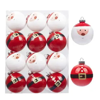 12 kom. Božićne sitnice, Božić lopte, baloni za dekoracije Božićnog drvca, kuglice, sitnice za dom zurke, ovjes