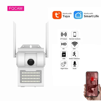 2-Megapiksela, WiFi IP kamera 1080P Tuya App Skladište za prostorije Osnovna sigurnost Wi-Fi video Nadzor alarmni Sustav pokreta noćni vid