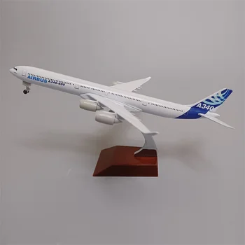 20 cm Model od legiran s metala Prototip Airbus A340-600 A340 Airlines Airways Model aviona Modela aviona, Napravljen po mjeri, sa kotačima