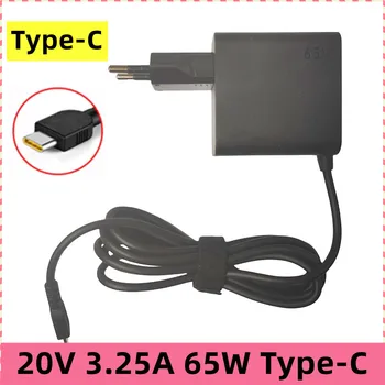 20V3.25A 65 W ac Adapter Type-c Ugrađeni Punjač za Ac adapter USB C za Lenovo YOGA14S ThinkBook E13/14/15 X1 Carbon X270 X280 T480 E480