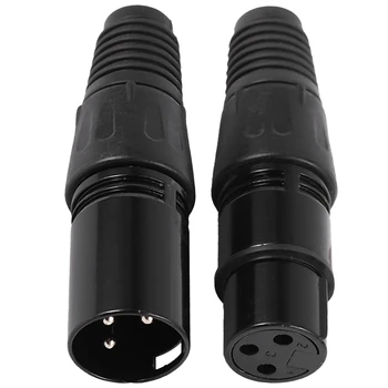 20шт 3Pin Xlr Kabel produžni kabel za mikrofon od muškaraca i žena Kablovi za mikrofon, Priključak za аудиоразъема Adapter za аудиоразъема mikrofona