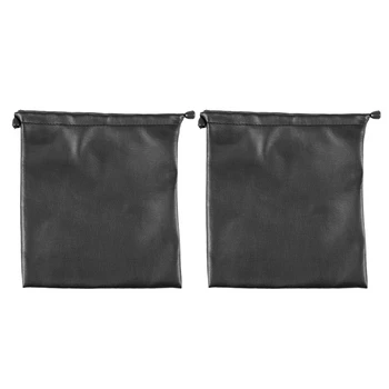 2X Meka torba za pohranu od umjetne kože, torbica za slušalice AE TP-1 DJ slušalice, crna