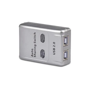 5X FJGEAR USB 2.0 s automatskom razmjenom podataka, 2-portni hub-ac prilagodnik izmjeničnog napona, prekidač za 2 RAČUNALA, pisač, USB preklopnik, uređaj podržava Windows