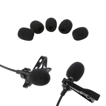 5X Петличный mikrofon sa okruglom loptom, поролоновая spužva za vjetrobranskog stakla, stakla sa otvorom od 6 mm