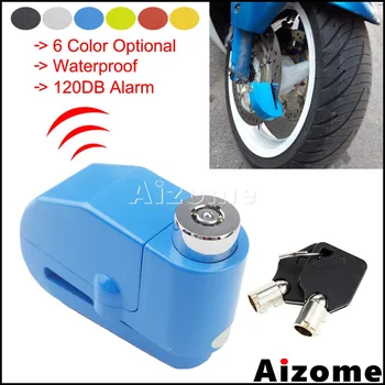 6-boja мотоциклетная alarm na 120 DB Zaključavanje diska kočnice, Motor Bike 6 mm Zaključavanje diska kočnice, Zaštita od krađe