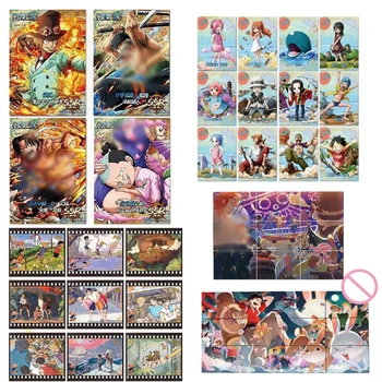 Anime One Piece Monkey D. Luffy Niko Robin Nama Frankie Yamato Ssr Cr Qr Pr Zbirke kartaških igara Darove dječaka za rođendan