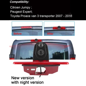 Auto Stop-signal retrovizor sa dual kamere retrovizor za Peugeot Expert Fiat Scudo Citroen je Nervozan, Toyota Proace 2007-2016
