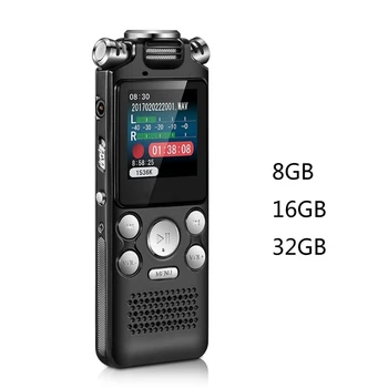 Digitalni diktafon s glasovnom aktivacijom, diktafon za snimanje na velike udaljenosti, MP3 player, olovke za smanjenje buke, самописец.