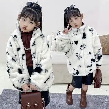 Dječje odjeće, dugi kaput, novo zime 2024 godine, kaput za djevojčice, Korejski хлопковая jakna s cvjetnog postavom, topli kaput s kapuljačom