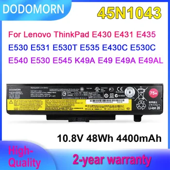 DODOMORN Za Lenovo ThinkPad E430 E431 E435 E530 E531 E535 E440 E540 E545 E430C 45N1042 45N1043 laptop Baterija 10,8 V 48Wh 75 +