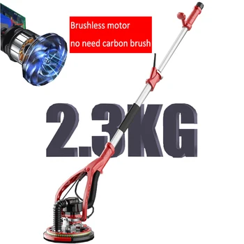 Električni brushless motor 220-240 900 W, Sklopivi brusilica za ploče, brusilica za poliranje zidova s promjenjivom brzinom vrtnje i apsorpciju prašine