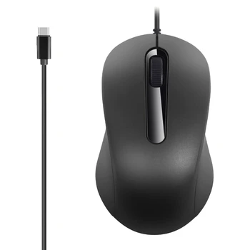 Ergonomski miš Type C, 3 tipke, 1000 dpi, USB C, miša promjenjive osjetljivosti za RAČUNALA sa sustavom Windows, prijenosnih računala i drugih uređaja Type C.