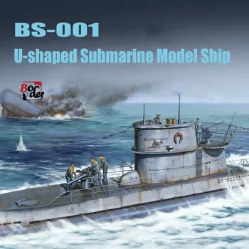 Granični Model B-001 Plastični Model 1/35 U-profil Podmornica, Brod Model sa Смоляными Vojnicima, Skup Modela za Gundam Model Hobby DIY