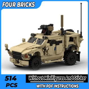 Građevinske cigle Moc, vojni model oružanog vozila, tehnologija M-ATV, modularnim darove, Igračke za djecu, setovi za montažu u svojim rukama