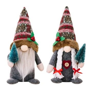H7EA Božićne zimske dekoracije Rudolph Gnomes Безликая novost Svečani dekor