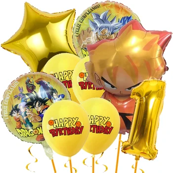 Japanska Anime Dragon & Ball Skup Фольгированных Balona Za Djecu Sa Slike Crtani Lik Dragon Globlos Kit Pribor Za Zurke U Povodu Dana Rođenja