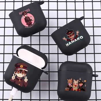 Japanski Anime-manga Hanako-kn toaletni uvez S kukom Torbica Za AirPods 2 3 1 Sjedalo Za Apple AirPods Pro 2 Coque Crna Mekana torbica