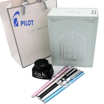 Japanski olovka, metalna olovka Pilot Cavalier, tinta, francuski skup, poklon kutija, celina, pilot
