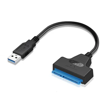Kabel-ac ispravljač za USB 3.0-SATA Sa brzinom prijenosa podataka do 6 Gb/s Kabel-konverter SATA Za 2,5-inčni vanjski SSD HDD Hard disk