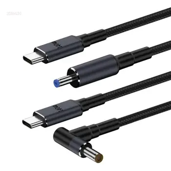 Kabel za brzo punjenje laptopa Type C od DC5.5x2.1 mm 5.5x2.5 mm, Snage 140 W (28/5A) PD