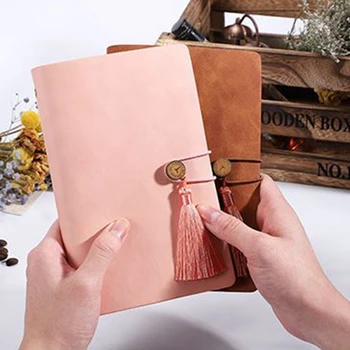 Klasicni smotan notepad Dnevnik Notepad Vintage bilježnica iz umjetne kože Zamjena Pribora Dar Časopis putnik