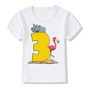 majica sa dinosaurus, majica s likovima iz crtića za djevojčice, majice s flaminga za djevojčice, dječje odjeće za djecu 1, 2, 3, 4 godine, majica za dječake, dječje majice