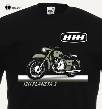 Motocikl Izh Planeta Klasični SSSR Klasicni Cccp Modni Nove Majice Novost Majice S okruglog izreza 80 S Majice, Ženske Majice