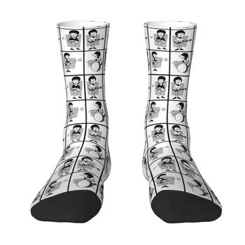 Muške čarape RappMetal Rock The Beatle, udobne, tople, s 3D ispis, unisex