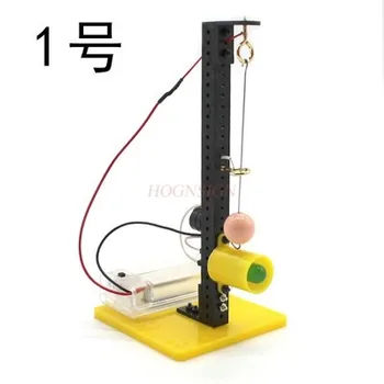 Nastava fizike Zvučni i svjetlosni alarm o potresu, uradi SAM, jednostavna igračka-model сейсмографа, set za izradu fizičkih znanstvenih eksperimenata