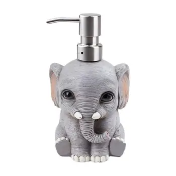 Novi slatka dozator za sapun sa simuliranim slona, za Višekratnu upotrebu dozatora za sapun za kupatilo, Spremnik tekućine za domaće kuhinje