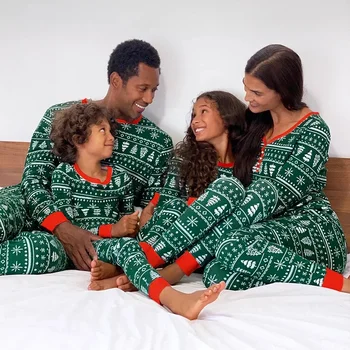 Obiteljski odjeću za mame, kćeri, oca, sina, Kombinezon za djevojčice, pidžame, Pidžama za Božić obitelj 2023 godine.