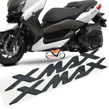 Pribor za motocikle Bočni poklopac spremnika 3D Naljepnica s буквенным logotipom XMAX za Yamaha XMAX 125 250 300 400 2 KOMADA Nakita motocikla