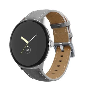 Remen od prave kože za Google Pixel Watch, 2 narukvice, pametni sat, narukvica, correa za Pixel Watch, pribor za trake