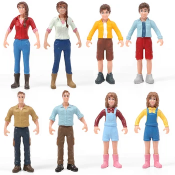 Simulacija figurice ljude-poljoprivrednike Lutka od PVC-a, Figurica osoblja farme, Veterinarska model Farmera, Edukativne igračke