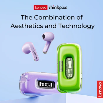 Slušalice Lenovo X15 II TWS Bluetooth 5.3, glazbene i sportske slušalice Hi-FI, video igre bežične slušalice s niskim kašnjenjem, bežične slušalice sa mikrofonom