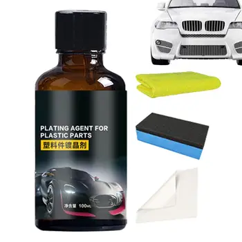 Trim Shine Uporne 100 ml Sprej Za Osvježavanje Pokrivenost Car Prahu Agent Spray je Sigurno Za Automobile, Kamione, Suv RVS i Mnogo Drugog
