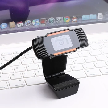 Web-kamera za video snimanje sa rezolucijom od Mini USB 2.0 720P HD web kameru sa mikrofonom s mogućnošću okretanja za obostrani аудиосвязи za desktop PC
