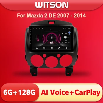 WITSON AI VOICE za Android 11 Stereo Mediji GPS Navigacija za stereo Mazda 2 2007 2008 2009 2010 2011 2012 2013 2014