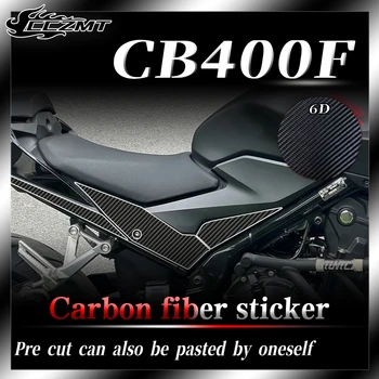 Za Honda CB400F 6D, naljepnice od karbonskih vlakana, auto naljepnice, zaštitne naljepnice, površine boje, prozirna folija protiv ogrebotina