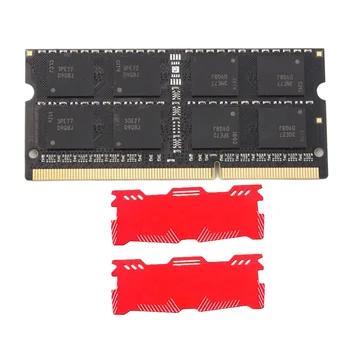 Za laptop MT 8GB DDR3 Ram Memory + Hlađenje Prsluk 1333MHz PC3-10600 204 Kontakt 1.35 V SODIMM za Laptop Memory Ram