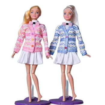 Zimski kaput za Barbie, odijevanje, pribor za lutke 1/6, uniforma, modna odjeća, odijelo, poklon za djevojke