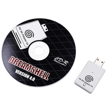 Čitač kartica SD Tf dc V2 Voor za Sega Dreamcast En Cd Met Loader Dreamshell