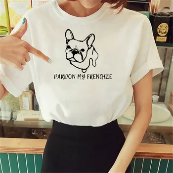 Ženski top French Bulldog s vizije Y2K, dizajn majica, japanska ženska odjeća u stilu харадзюку